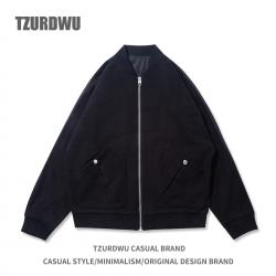 UUS卓度棒球外套秋季长袖休闲拉链外套批发男装立领飞行员夹克